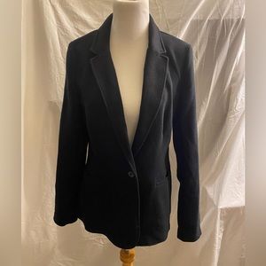 Old Navy Women's Black Knit Blazer, Large Tall